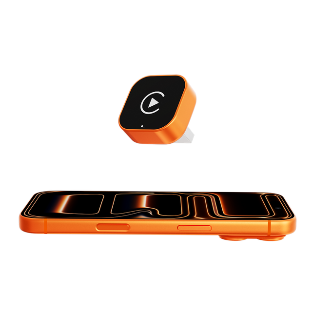 2026 Factory New OEM Orange Wired to Wireless CarPlay Apple CarPlay for Wireless Android Auto Carplay Adapter