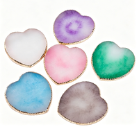 1 pièce Palette de nail art en résine en forme de cœur, pour gel et vernis, plateau de mélange, plateau de peinture, outil de présentation pour ongles