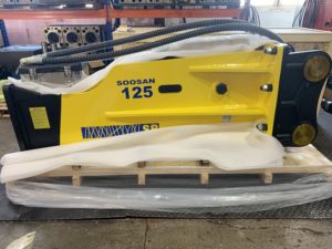 Martillo hidráulico SB125 para minería y construcción Nuevo en caja con núcleo de motor y martillo rompedor de cincel incluido - Product Image 6