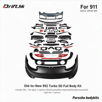 Kit de Carrocería para 911 991.2, Parachoques Delantero, Faldones Laterales, Difusor Trasero, Kit de Estilo Aerodinámico en Stock, Calidad OEM