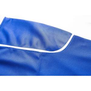 Maillot de hockey sur glace EALER bleu, rouge et blanc, col en V, séchage rapide, sublimé, 340 g/m², équipement d'entraînement unisexe pour adultes - Product Image 3