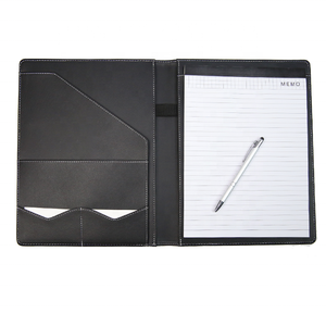 Custom <strong>File</strong> Folder Card Pocket Promotional Filing Product <strong>A4</strong> Imitation Leather Business Portfolio Ready Stock JMZ Brand - Product Image 4