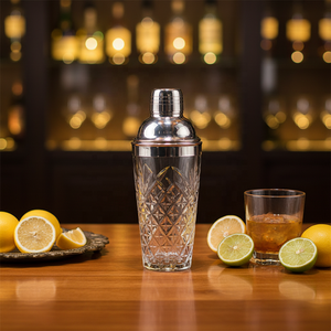 स्टेनलेस स्टील ढक्कन बारटेंडर कॉकटेल पीने मार्टिनी रम वोदका शेकर मिक्सर ग्लास शेकर - Product Image 6