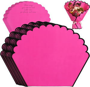 Ramo de flores impermeable, papel de regalo, decoración de flores en forma de pétalo para boda, cumpleaños y graduación, Material de revestimiento de PE y PVC - Product Image 1