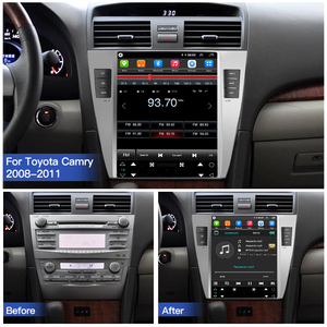 Android14 Carplay สำหรับ Toyota Camry 2007-2011 หน้าจอแบบ Tesla วิทยุติดรถยนต์ GPS นำทาง เครื่องเล่นมัลติมีเดีย สเตอริโอ 2Din 4G DSP - Product Image 3