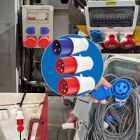Connecteur étanche industriel SFE, prises 16A32A, prises apparentes et encastrées, 3, 4, 5 broches, prise standard, prise industrielle CE