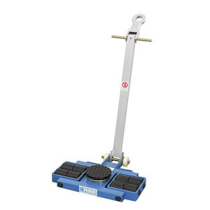 Carretilla de Transporte Fervi, Capacidad de 6 Toneladas, Aleación de Aluminio, Portátil, Industrial, Azul, 2 Ruedas - Product Image 1