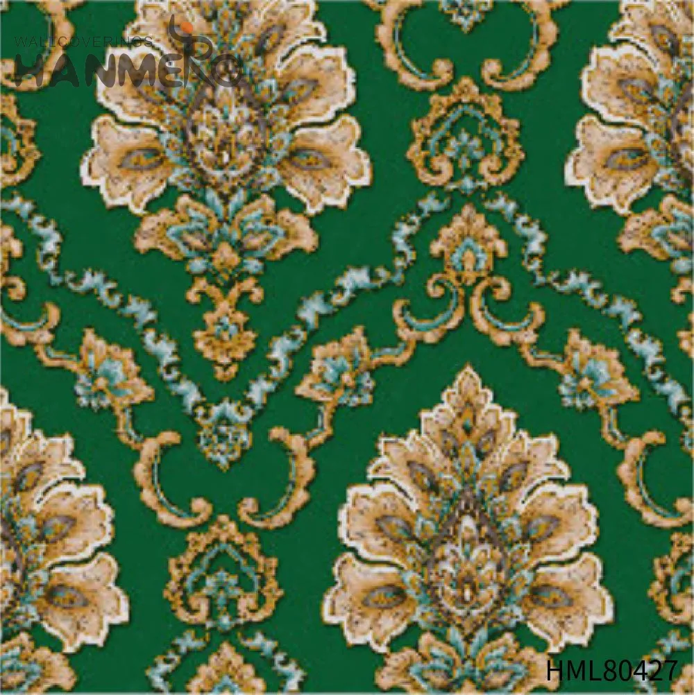 Pola Victorian Ubin Bunga Dalam Gaya Turki Rol Wallpaper Vintage PVC Pelapis Dinding Motif Ottoman India Arab Stiker Dinding