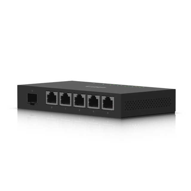 EdgeRouter X SFP 5 Gigabit RJ45 Ports and 1 SFP Port Network Wired Advanced Gigabit Ethernet Router ER-X-SFP