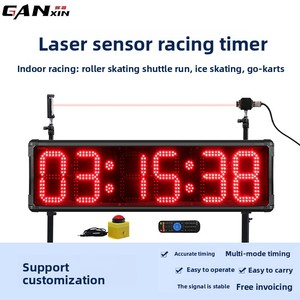 Nuevo Cronómetro de Pista Metálico con Sensor Láser LED, Cronógrafo de Inducción para Cronometraje de Vueltas, Contador de Pasos, Temporizador para Competencias de Carreras - Product Image 2
