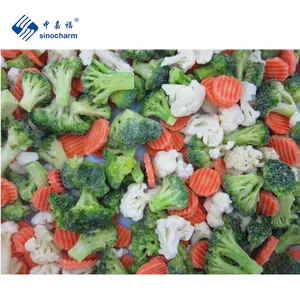 Sinocharm冷凍ニンジン緑豆野菜冷凍混合野菜