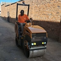 Équipement de construction, compactage, mini rouleau compresseur vibrant pour asphalte et sol, 2 tonnes, 2,5 tonnes, 3 tonnes, 1 tonne, 1,2 tonne, 1,8 tonne