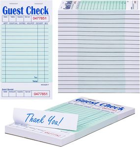 Carnets de notes pour serveurs et serveuses, pour la gestion des commandes (1000 commandes) dans les restaurants - Product Image 2