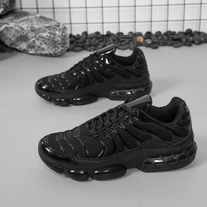 Chaussures de sport décontractées haut de gamme pour hommes en cuir véritable, semelles épaisses, respirantes, amortissantes, chaussures de marche plates - Product Image 2