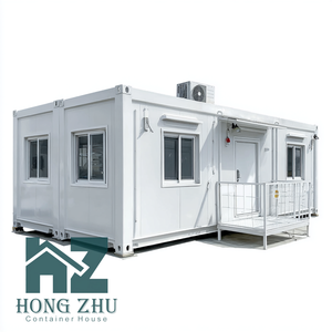 DYHZCE Cabine d'hiver à cadre en A <span class=keywords><strong>Chalet</strong></span> de ski mobile préfabriqué avec toit chargé de neige Maison conteneur blanche en panneau sandwich en acier - Product Image 3