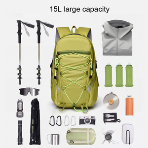 Tin Duc <b>Large</b> Capacity Unisex Hiking Backpack-Nylon Soft Shell Minimalist Waterproof Lightweight Leisure Travel bag <b>rucksack</b> - Product Image 5