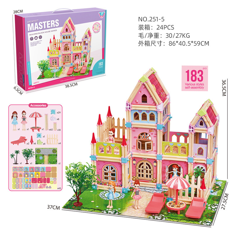 251-5 Modular Villa Building Blocks [183 PCS]