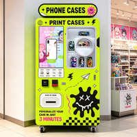 Distributeur automatique d'étuis de téléphone personnalisés, machine à étuis de téléphone à performance stable pour les laveries automatiques et les centres de bain