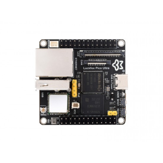 Luckfox Pico Ultra W PoE Kit D_B_L0006 Single Board Computer (SBC) for Core Android/Linux Development Board WiFi6 BT PoE Module