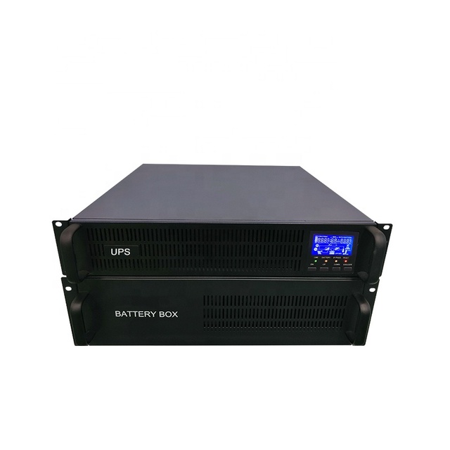 6kVA Online UPS Double Conversion High Frequency 220/230/240Vac Single Phases for Server Rack Network Room