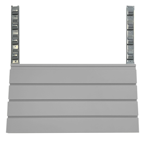 Nhiệm vụ nặng nề PVC nhà để xe slatwall Panels 4x8 feet phong cách công nghiệp rãnh Bảng điều khiển tường tấm ẩn ốc vít không thấm nước Tính năng - Product Image 1