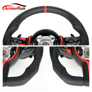 Volant sport en cuir pour BMW Série 5 3 F10 F30 E70 E71 E90 F15 F20 <span class=keywords><strong>F21</strong></span> F31 F32 F07 F12 Accessoires de voiture modifiés - Product Image 4