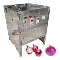 Machine à peler les oignons en acier inoxydable / Éplucheur d'oignons / Machine électrique à peler les oignons