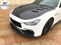 Capot moteur en fibre de carbone Ghibli pour Maserati Ghibli S Q4 berline 4 portes 2014-2020