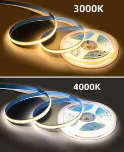 شريط إضاءة ليد COB فائق السطوع أبيض دافئ CRI90 + مرن DC24V داخلي شريط LED 8 غرفة نوم 90 + كفاءة إضاءة - Product Image 4