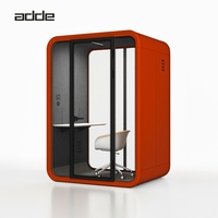 Cabine de travail portable moderne, espace de travail mobile, cabine insonorisée, cabine de réunion