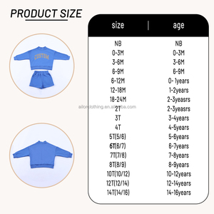 Conjunto de Sudadera con Estampado de Letras Personalizadas para Niñas, Sudadera de Cuello Alto y Manga Larga con Pantalones Cortos Elásticos para Niños - Product Image 5
