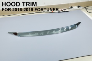 ขอบโครเมียมตกแต่งฝากระโปรงหน้ารถยนต์ Montero Sport สำหรับ Xpander <span class=keywords><strong>FORTUNER</strong></span> <span class=keywords><strong>EVEREST</strong></span> ขายส่ง - Product Image 2