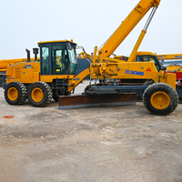 Niveleuse à moteur SHANTUI SG17B6 170 CV 14,8 tonnes pour la construction routière, le nivellement des sous-sols et l'entretien des routes
