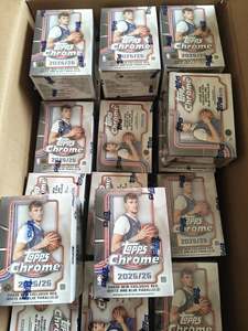 Wholesale Topps 2025-26 Chrome NBA Basketball Series - Edizione Valore Carte da Collezione Regalo per Bambini Scatola a Sorpresa <span class=keywords><strong>Gioco</strong></span> - Product Image 1
