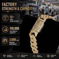 Bracelet gourmette cubaine en laiton poli à la main de qualité supérieure, bijou de luxe, chaîne robuste, directement de l'usine