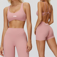 Débardeur de sport respirant pour femme, coupe ajustée, dos croisé, décolleté en V profond, pour la course à pied, l'entraînement en plein air