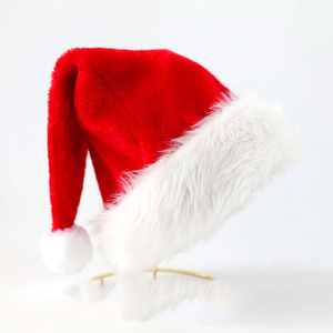 Sombreros Navideños Rojos de Pelo Corto y Largo <span class=keywords><strong>para</strong></span> Adornos Navideños, Regalo <span class=keywords><strong>para</strong></span> Adultos y Niños, Venta al Por Mayor - Product Image 6