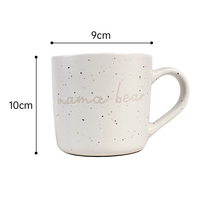 Tasses à lait et à eau en céramique personnalisées faites à la main par les fabricants, tasses à café MaMa PaPa