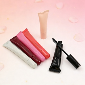 Tube de gloss à lèvres transparent multicolore personnalisé avec logo, 3 ml, 5 ml, 10 ml, 12 ml, 15 ml, tube souple en plastique à presser - Product Image 6