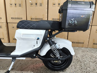 Nouvelle conception, 2 batteries, 50A max, 50A, 3000W, 70 km/h, scooter électrique puissant à pneus larges, moteur sans balais, double suspension, étanche