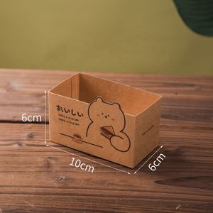 Boîtes en papier de restauration rapide personnalisables de la manufacture Kraft PET pépites de poulet frit Sushi soie accessoire carton mat laminage - Product Image 6