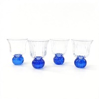 Verre à fond plat en cristal sans plomb pour jus, vin blanc, boissons froides, cocktails et liqueurs, usage domestique