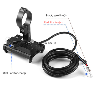 <span class=keywords><strong>Support</strong></span> de téléphone universel pour guidon de moto et vélo GUB G-85E, chargeur USB, étanche, pour vélo électrique, trottinette électrique, <span class=keywords><strong>support</strong></span> de téléphone portable - Product Image 3