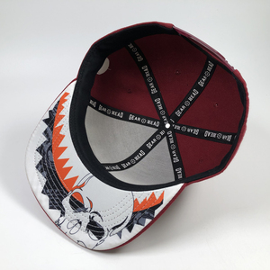 Chất lượng cao màu đỏ phụ nữ người đàn ông Mũ bóng chày biểu tượng tùy chỉnh thể thao cap <span class=keywords><strong>hat</strong></span> vành in mô hình thêu gorras Snapback ajustables - Product Image 5