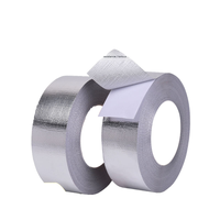 Isolation ignifuge ruban de papier d'aluminium thermofusible pour tuyau d'échappement de poêle enveloppant un tissu de fibre de verre en fibre de verre épaissie