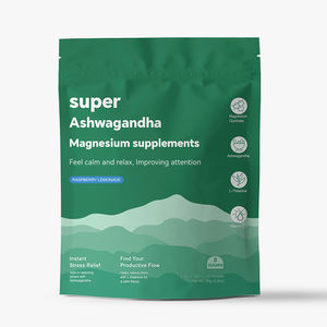 Emballage personnalisé Sac de poudre adaptogène Boisson d'usine Vente en gros HALAL HACCP Sachet de poudre de magnésium Mélange pour boisson Suppléments vitaminiques - Product Image 4