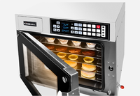 Four à convection combi vapeur 60 litres demi-taille four comptoir grille-pain à 5 niveaux four électrique avec plateaux grilles clip 220V