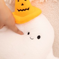 Personnalisé 20CM Halloween Citrouille Diable En Peluche Oreiller Coussin pour Enfants Polyester Nouveauté Jouet avec PP Coton Remplissage
