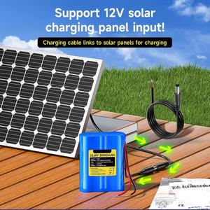 แบตเตอ<span class=keywords><strong>ร</strong></span>ี่ลิเธียม11.1V 3000mAh สำหรับแผงโซลาร์วิทยุ<span class=keywords><strong>กล้อง</strong></span>ถ่ายวิดีโอออ<span class=keywords><strong>ร</strong></span>์แกนอิเล็กทรอนิกส์พัดลมขนาดเล็กแบตเตอรี่ Li-ion 12V - Product Image 6