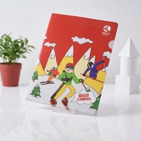 Carpeta de Archivo en Forma de L de Plástico, Carpeta Personalizada en Forma de L